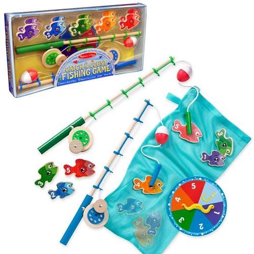 Jeu De Pêche Aux Poissons En Bois