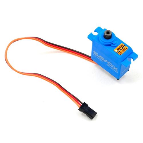 Mini Servo Waterproof 5kg pignons Métal pour Traxxas 1/16 - Savox SW-0250MG