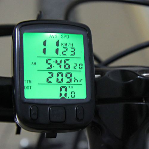 Compteur de vitesse numérique odomètre LCD étanche vélo Faire du vélo vitesse de l'ordinateur