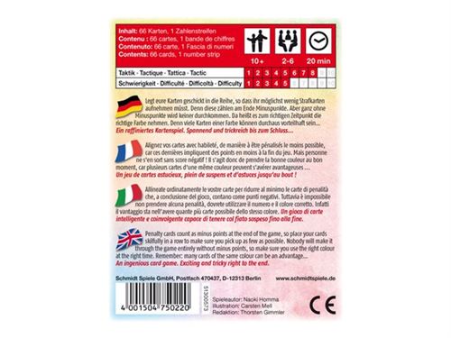 Schmidt Spiele - Parade - jeu de cartes
