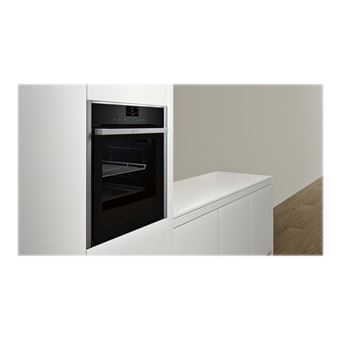 Neff N 90 B57VS22N0 - Four - avec fonction vapeur - intégrable - niche - largeur : 56 cm - profondeur : 55 cm - hauteur : 58.5 cm - avec système auto-nettoyant - classe A+ - acier inoxydable