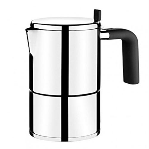 BRA 170403 Bali Cafetière Italienne en INOX 18/10,10 Tasses