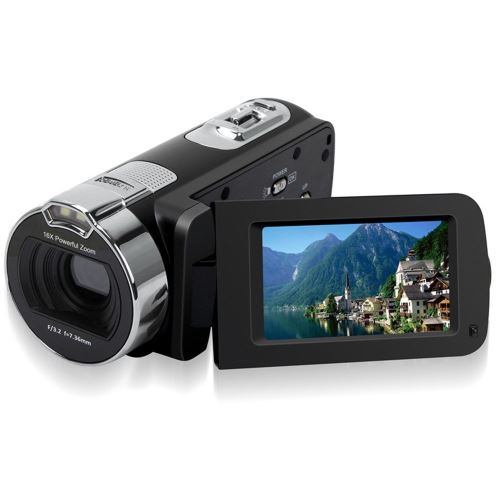 Caméscope DV HD 720p - Zoom numérique 16x TFT LCD 2,7 ''