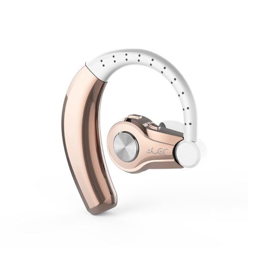Ecouteur sans fil style crochet T9 bluetooth V4.1 - Or rose
