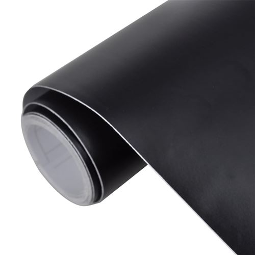 vidaXL Film de voiture mat Noir 500x152 cm Imperméable sans boules