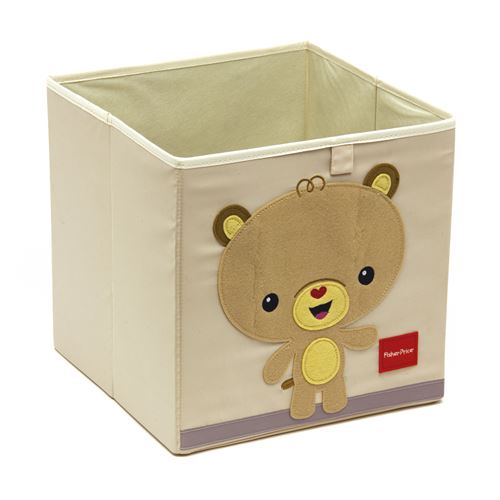 Fisher-Price boîte de rangement ours 36 litres blanc