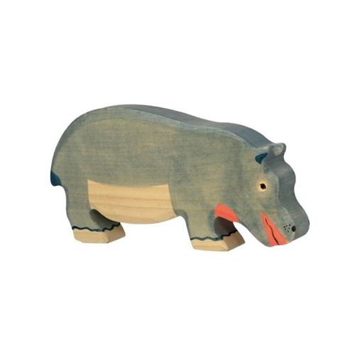 Holztiger - Figurine Hippopotame - Jouet en Bois - Image 2