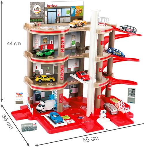 Garage De Stationnement Avec Voitures Et Accessoires – Jouet Éducatif Pour Petits Fans De Véhicules