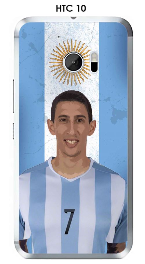 Coque HTC 10 design Di Maria & Drapeaux