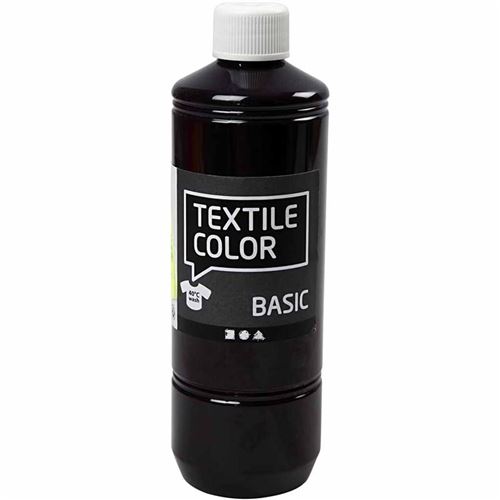 Creotime peinture textile Basic 500ml rouge/violet