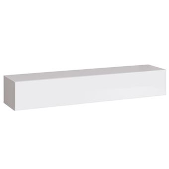Banc TV Mural Design "Switch" 180cm Blanc - 1
