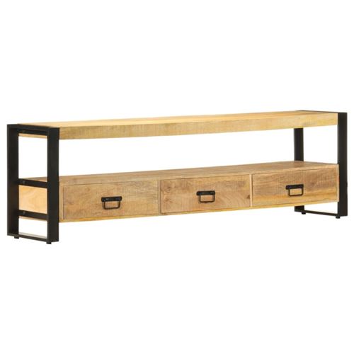 vidaXL Tv-meubel 150x30x45 cm massief mangohout