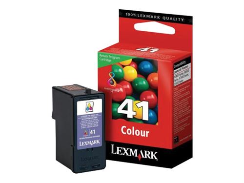 Lexmark Cartridge No. 41 - couleur (cyan, magenta, jaune) - originale - cartouche d'encre - LRP