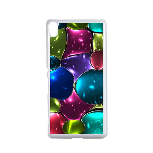 Coque Bulles D'eau Colorées Compatible Sony Xperia Performance Transparent
