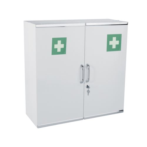 rangement salle de bain - MEDIAL - Blanc - 9 Kg - acier