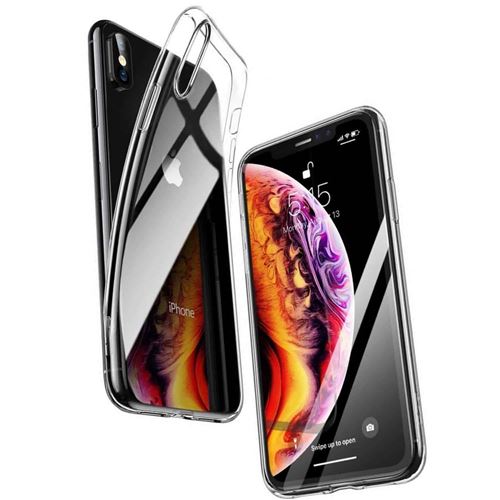Coque de protection transparente souple pour iPhone X / iPhone XS