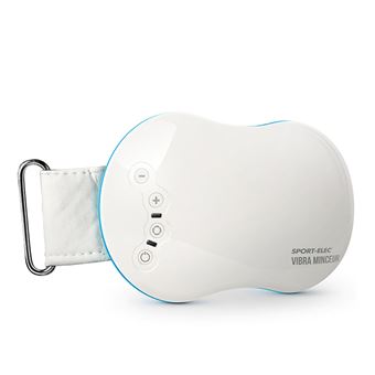 Ceinture de massage amincissante Sport Elec Vibra Minceur Blanc et Bleu Electrostimulation Achat prix fnac