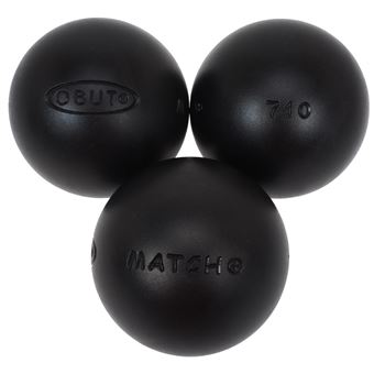 Obut - Ton.r Tendre 73 mm - Boules de pétanque - Noir - Taille 670g