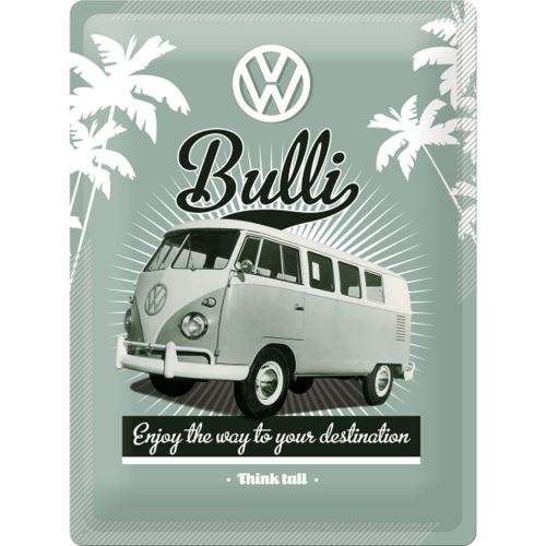 Petite plaque métallique Bully Volkswagen