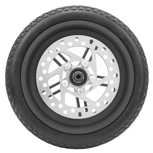 Roue complète MONORIM pour trottinette électrique roue arrière 8,5 Zoll  gris anodisé avec pneus sans disque de frein comme accessoire - très beau