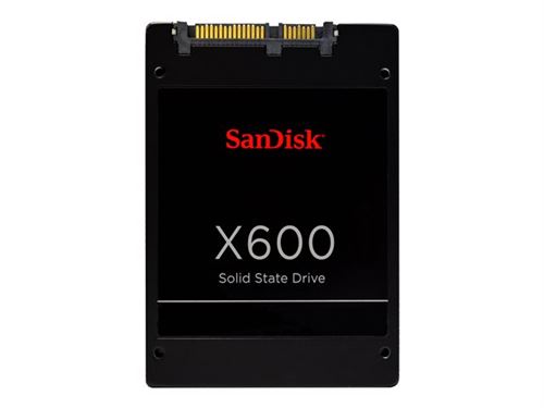 Sandisk X600 128Go 2.5 Série ATA III - disques SSD (128 Go, 2.5 , Série ATA III, 530 Mo/s, 6 Gbit/s)