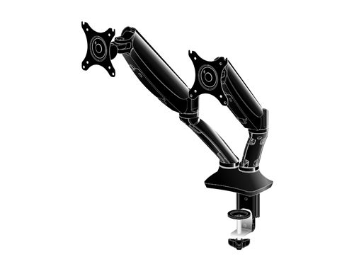 Iiyama Support De Bureau Flexible pour Deux Moniteurs