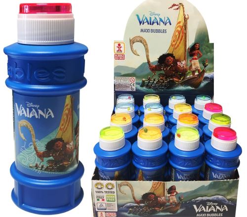 1 Maxi Bulles De Savon Vaiana Disney 175 Ml + Mini Jeu