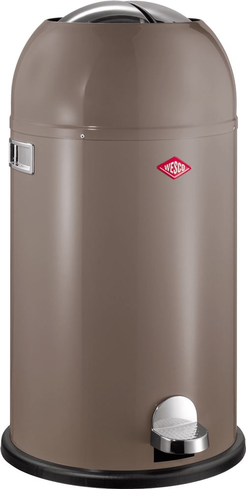 Poubelle kickmaster 33l gris, wesco