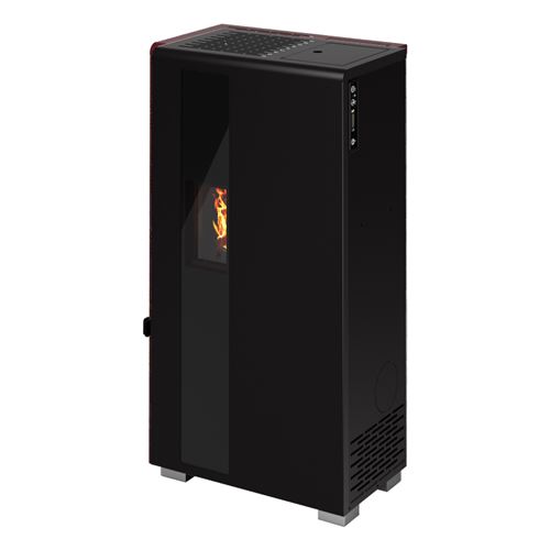 Poêle à granulés air Carla 5.5 kW Noir Sannover