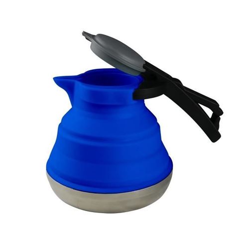 CAO CAMPING Bouilloire Silicone Bleu 1,2 Litres