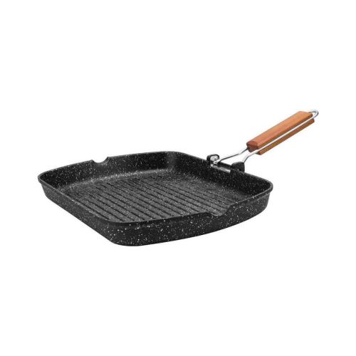 Poele Grill 34*24 Cm Fonte D'alu Kamberg