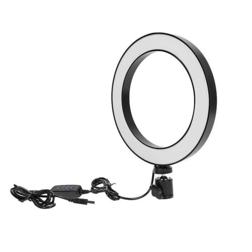 Dimmable LED studio anneau lumière de la caméra photo visiophone lumière lampe Annulaire