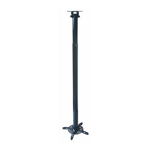 SUPPORTS PLAFOND VIDEOPROJECTEURS KIMEX 052-2006b Support plafond vidéoprojecteur Hauteur 110-197cm Noir