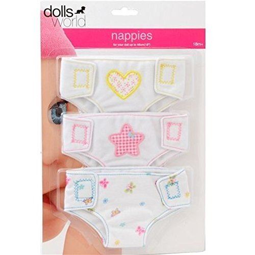 Dolls World Couche en Tissu pour poupées
