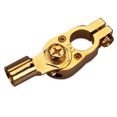 Borne Batterie Doré