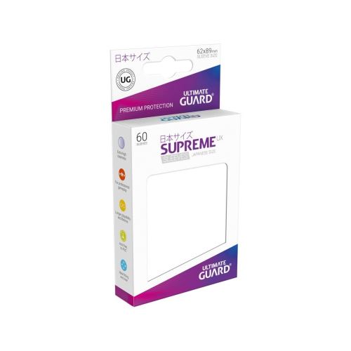 Ultimate Guard - 60 pochettes Supreme UX Sleeves format japonais Blanc