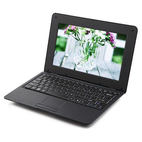 Yonis Noir Netbook Android Ordinateur Ultra Portable 10 Pouces Wifi Ethernet 12Go - Image 1