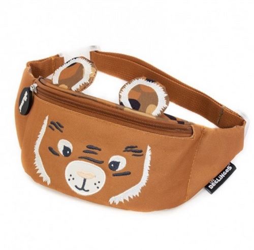 Les Deglingos sac à dos tigre junior 3 litres polyester marron