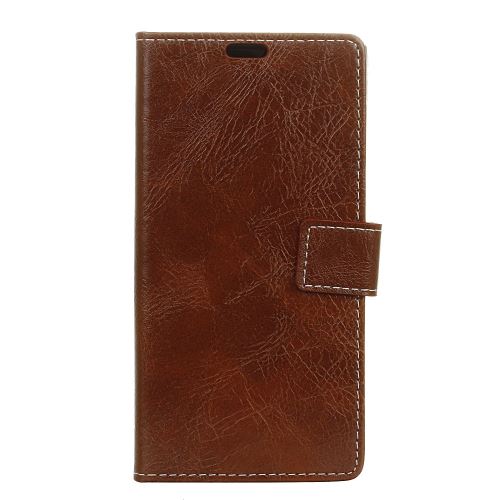 Etui en PU aimant vintage marron pour votre Xiaomi Redmi Note 7