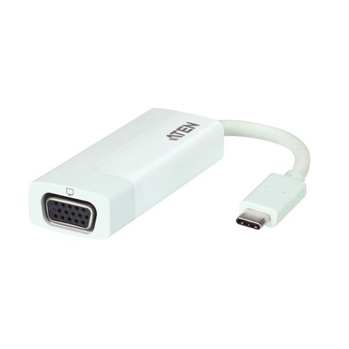 ATEN UC3002 Adaptateur USB 3.1 Type C à VGA blanc