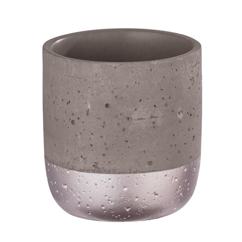 Wenko - Gobelet de salle de bain design Mauve - Gris rosé - Mauve