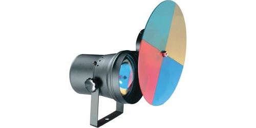 Disque de couleur avec moteur 583049 multicolore Adapté pour (technique de scène):PAR 36