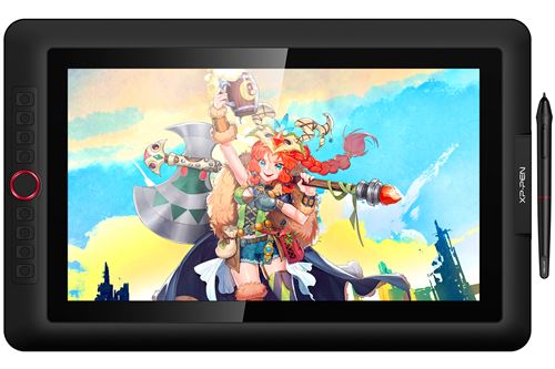 Grafisch Tablet met Scherm - XP-PEN Artist15.6 Pro - kantelfunctie en Rode Wijzerplaat - 120% sRGB - 8192 Drukgevoeligheid - Batterijvrije Passieve Stylus
