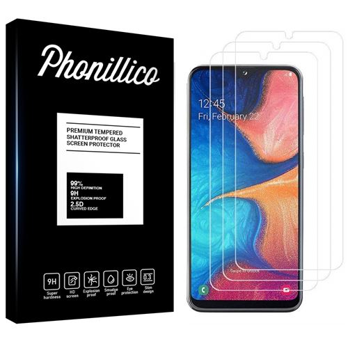 Verre Trempe pour Samsung Galaxy A20E [Pack 3] Film Transparent Vitre Protection Ecran [Phonillico®]