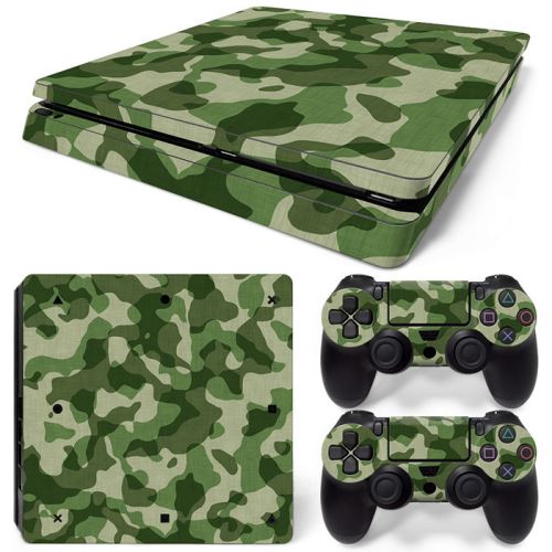 Autocollant Stickers Skin de Protection pour Console et Manette Sony Playstation PS4 Slim #16