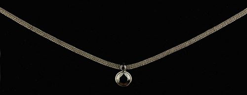 Glamour - GNB-01 - Flexmesh - Pendentif Femme - Argent 925/1000 - Noir