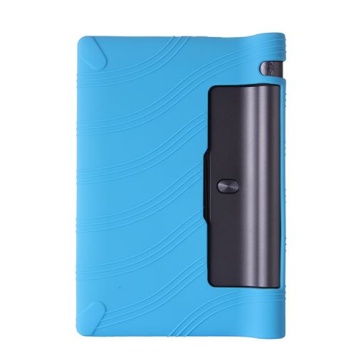 Étui en silicone souple avec support pour Lenovo Yoga Tab 3 8 (YT3-850M/L/F) - Bleu
