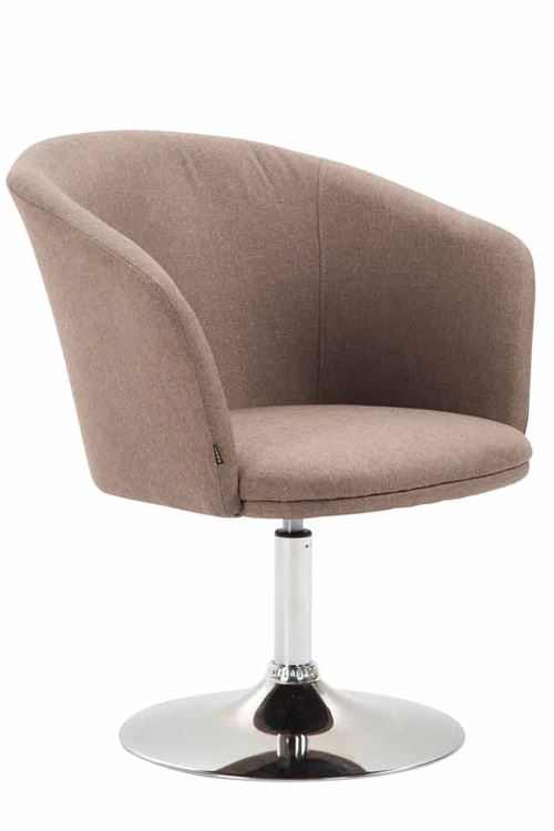Chaise lounge Arcade en Tissu - Siège Taupe