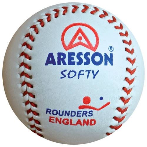 ARESSON  rounders ball Softy19 cm cuir blanc 