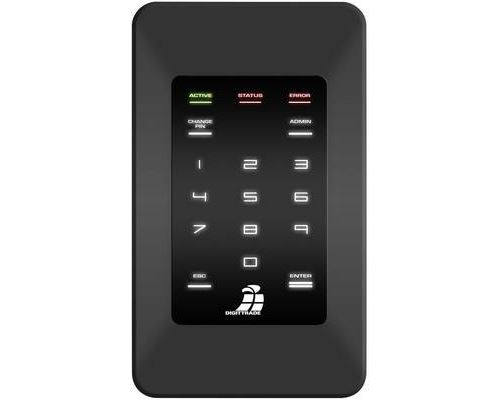 DIGITTRADE Disque dur externe SSD  HS256S High Security 250 GB USB 2.0, FireWire 800 